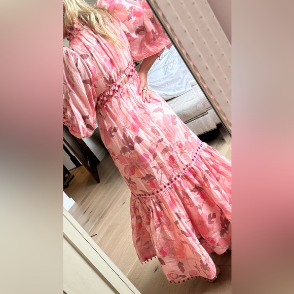 ZIMMERMANN CONCERT ROULEAU TRIM GOWN - Picture 2 of 11